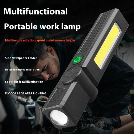 Powerful COB USB Work LED Flashlight - Mad Fly Essentials