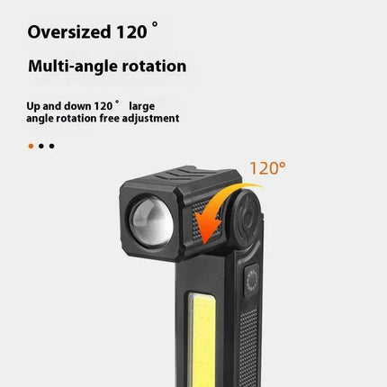 Powerful COB USB Work LED Flashlight - LED Flashlight - TRLIFE - Mad Fly Essentials