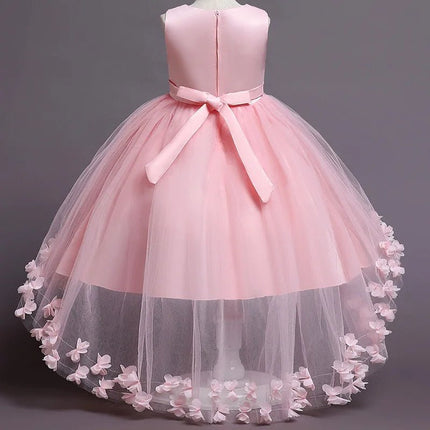 Princess Dress Baby Girl 3-12Y Petal Pink Bridesmaid Dress - Princess Dress - LJW - Mad Fly Essentials