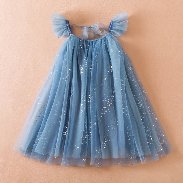 Princess Dress Baby Girl Summer Heart Butterfly Birthday Dress - Princess Dress - Superstar Kids - Mad Fly Essentials