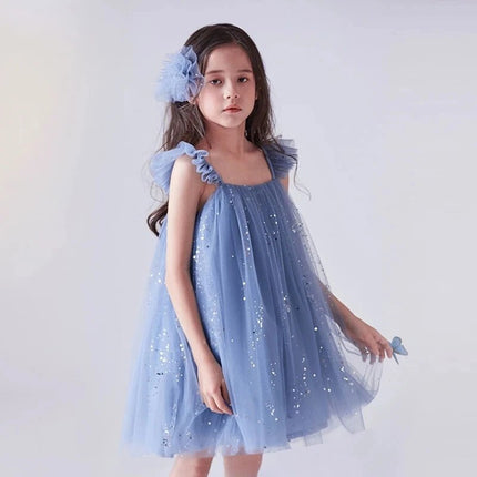 Princess Dress Baby Girl Summer Heart Butterfly Birthday Dress - Princess Dress - Superstar Kids - Mad Fly Essentials