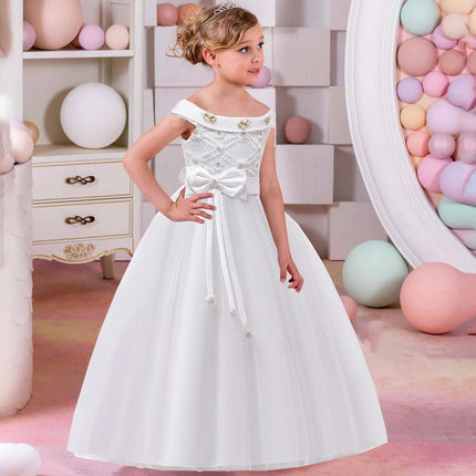 Princess Dress Girls Elegant Floral Ball Gown - Princess Dress - Adyce - Mad Fly Essentials