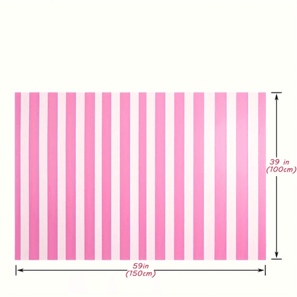 Princess Party Backdrop Girls Room Striped Bedroom Wallpaper - Wallpaper - Beibehang - Mad Fly Essentials