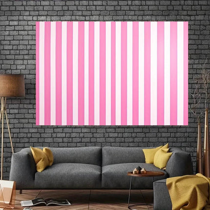 Princess Party Backdrop Girls Room Striped Bedroom Wallpaper - Wallpaper - Beibehang - Mad Fly Essentials