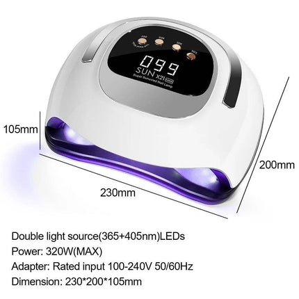 Professional 320W LED Polish Dryer Nail Essentials - Nail Essentials - Timistory - Mad Fly Essentials