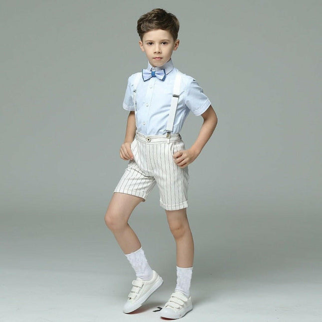 Baby Boy Formal White Party Blazers Pants-Gentlemen Suit - Kids Shop Mad Fly Essentials