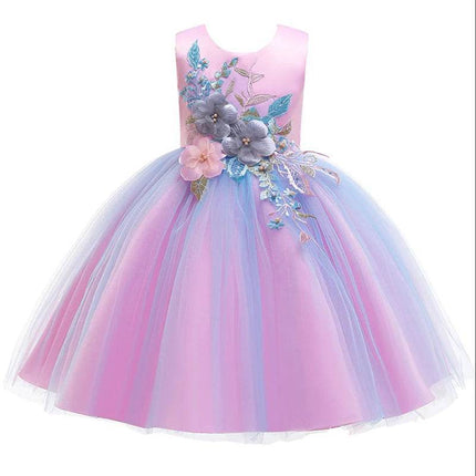Purple Floral Tutu Girl Costume Dress – Mad Fly Essentials