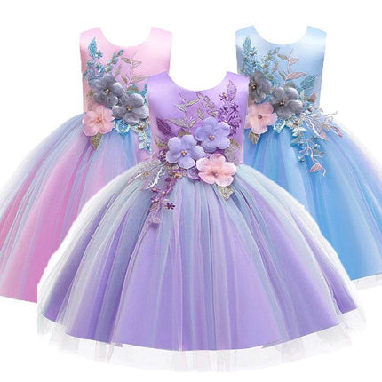Purple Floral Tutu Girl Costume Dress – Mad Fly Essentials