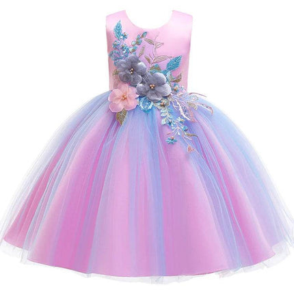 Purple Floral Tutu Girl Costume Dress – Mad Fly Essentials