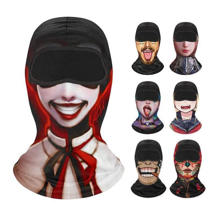 Quick Dry 3D Motorcycle Headgear Balaclava - Balaclava - YQUPFOEVER - Mad Fly Essentials