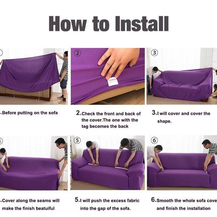 Rabbit Rainbow Pattern 3D Sofa Slipcover - Slipcover - S - EMIGA - Mad Fly Essentials