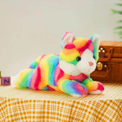 Rainbow Cat Plush Musical Activity Toys - Mad Fly Essentials
