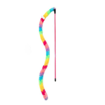 Rainbow Long Tail Caterpillar Cat Toy Pet Essentials - Pet Essentials - Ahwoo And Groo - Mad Fly Essentials