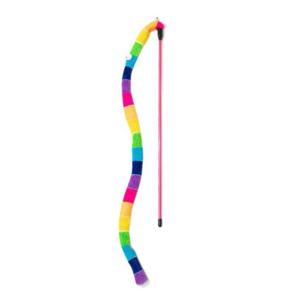 Rainbow Long Tail Caterpillar Cat Toy Pet Essentials - Pet Essentials - Ahwoo And Groo - Mad Fly Essentials