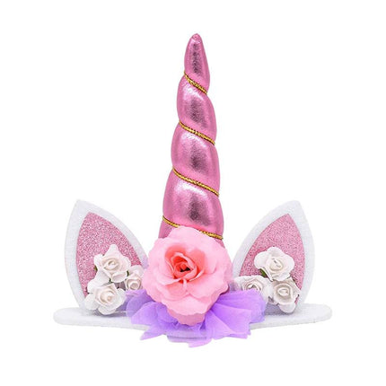 Rainbow Unicorn Birthday Cake Topper - Mad Fly Essentials