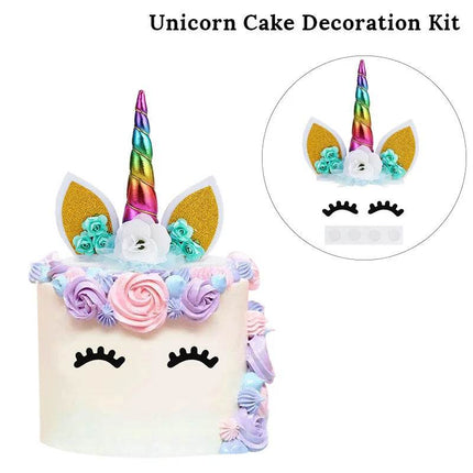 Rainbow Unicorn Birthday Cake Topper - Mad Fly Essentials