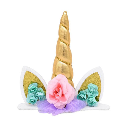 Rainbow Unicorn Birthday Cake Topper - Mad Fly Essentials