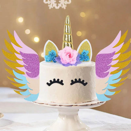 Rainbow Unicorn Birthday Cake Topper - Mad Fly Essentials