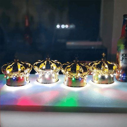 Rechargeable LED KING QUEEN CROWN Bottle Topper Kitchen Essentials - Kitchen Essentials - Trisdar - Mad Fly Essentials
