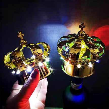 Rechargeable LED KING QUEEN CROWN Bottle Topper Kitchen Essentials - Kitchen Essentials - Trisdar - Mad Fly Essentials