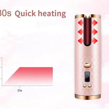 Rechargeable USB Wireless Auto Curler Hair Accessories - Hair Accessories - Chainer - Mad Fly Essentials