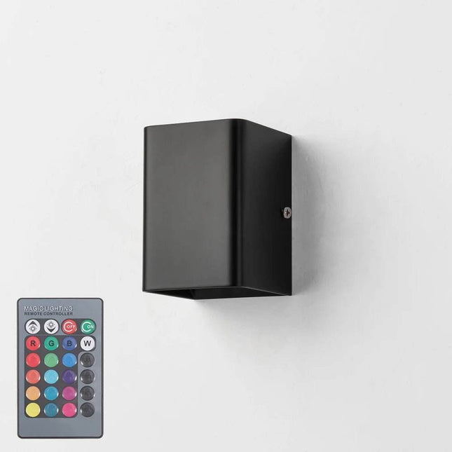 Remote Control 5W RGB LED Wall Sconce - LED Wall Sconce - JGT - Mad Fly Essentials