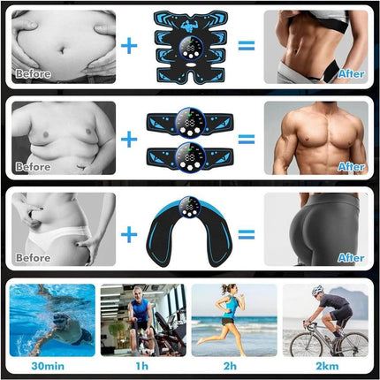 Remote Muscle Stimulator Smart Ab USB Massager - Massager - yosyo - Mad Fly Essentials