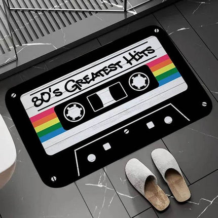 Retro Cassette Tape Super Absorbent 3D Doormat - 3D Doormat - Retro Rugs - Mad Fly Essentials