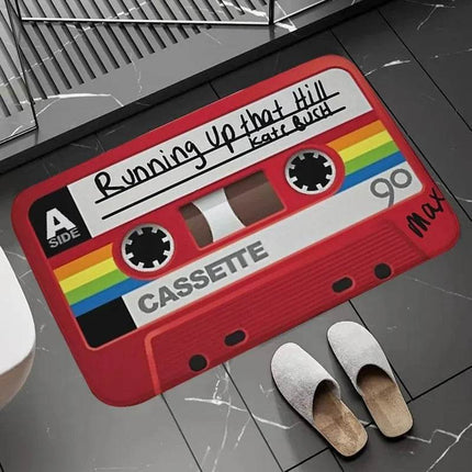 Retro Cassette Tape Super Absorbent 3D Doormat - 3D Doormat - Retro Rugs - Mad Fly Essentials