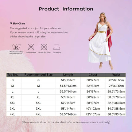 Retro Party Greek Toga Goddess Halloween Costume Dress Women Accessories - Women Accessories - Retro Party Costumes - Mad Fly Essentials