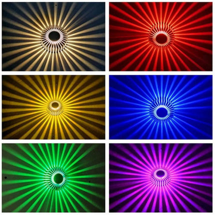 RGB 3D Sunflower AC85 LED Wall Sconce - LED Wall Sconce - Warm like home - Mad Fly Essentials