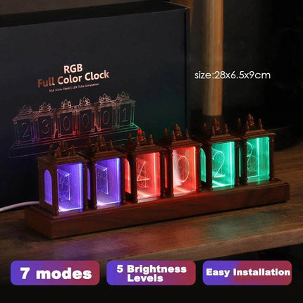 RGB Glow Tube Cyberpunk Party Alarm Clock - Alarm Clock - Wonstella - Mad Fly Essentials