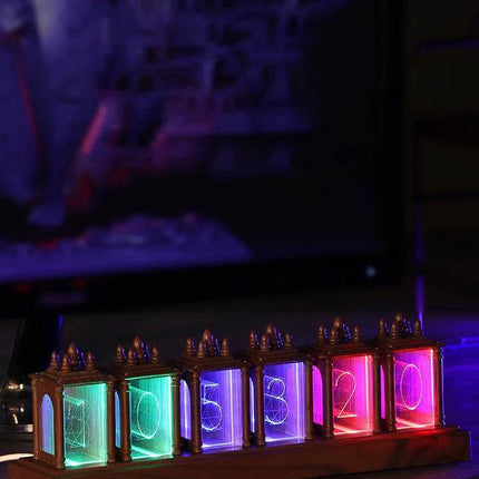 RGB Glow Tube Cyberpunk Party Alarm Clock - Alarm Clock - Wonstella - Mad Fly Essentials