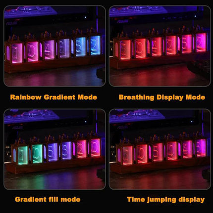 RGB Glow Tube Cyberpunk Party Alarm Clock - Alarm Clock - Wonstella - Mad Fly Essentials