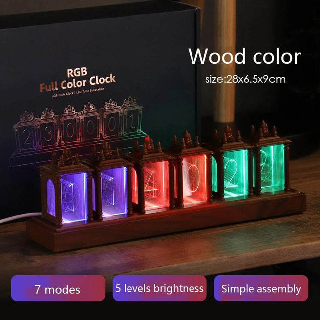 RGB Glow Tube Cyberpunk Party Alarm Clock - Alarm Clock - Wonstella - Mad Fly Essentials