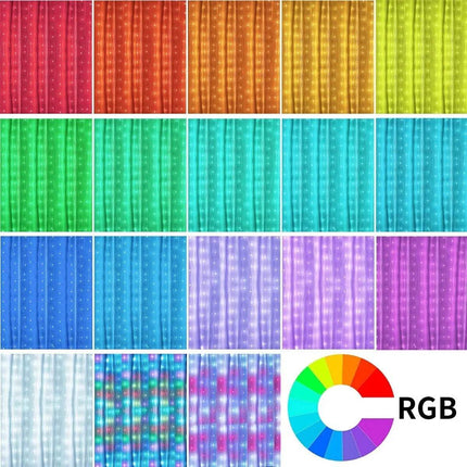 RGB Curtain String Wedding LED Fairy Light - LED Fairy Light - LiHangStar - Mad Fly Essentials