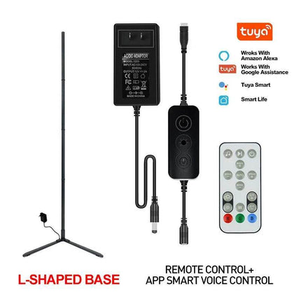 RGB LED Smart APP Remote Modern Floor Lamp - Floor Lamp - Elephantech - Mad Fly Essentials