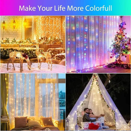 RGBIC Curtain APP Bluetooth Control String LED Fairy Light - LED Fairy Light - LEDIT - Mad Fly Essentials