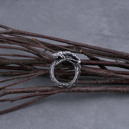 Ring Men Stainless Viking Amulet Dragon Rings - Ring - MeMolissa - Mad Fly Essentials