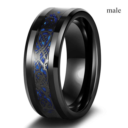 Ring Men Women Rhinestone Celtic Dragon Rings - Ring - Minoy - Mad Fly Essentials