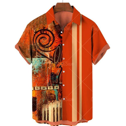 Rockstar Music Guitar Saxophone Beach Party Shirt - Shirt - TrendSetter - Mad Fly Essentials
