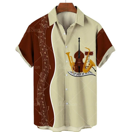 Rockstar Music Guitar Saxophone Beach Party Shirts - Mad Fly Essentials