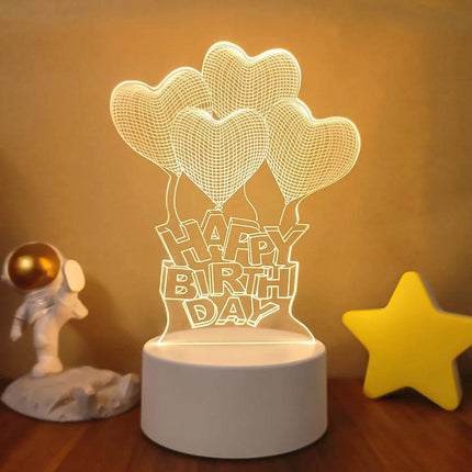 Romantic 3D Illusion LED Night Light - LED Night Light - Sallysun - Mad Fly Essentials