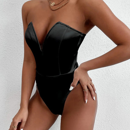 Romper Women Backless Deep V Bodysuit - Romper - Cutenova - Mad Fly Essentials