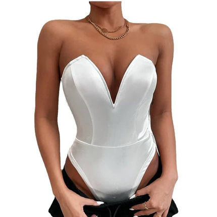 Romper Women Backless Deep V Bodysuit - Romper - Cutenova - Mad Fly Essentials