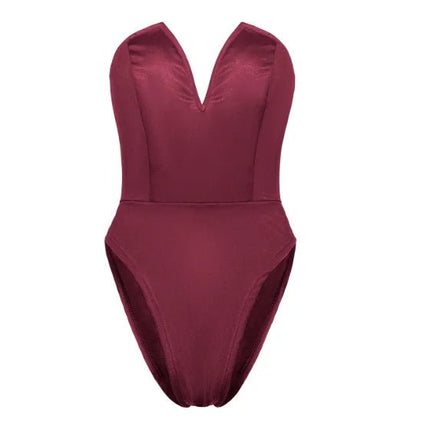 Romper Women Backless Deep V Bodysuit - Romper - Cutenova - Mad Fly Essentials