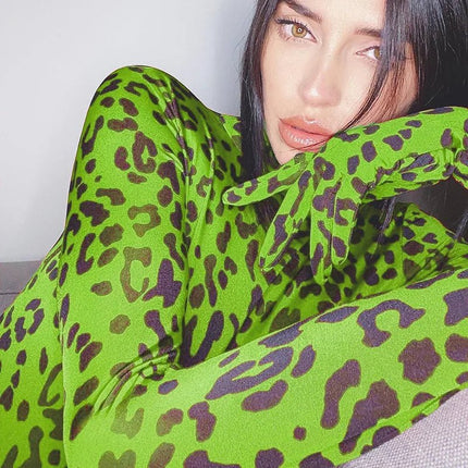 Romper Women Turtle Full Leopard Y2K Onesies - Romper - Meilinda - Mad Fly Essentials