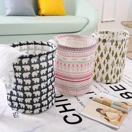 Round Dog Flamingo Animal Laundry Basket Storage Solutions - Storage Solutions - MeeToo - Mad Fly Essentials