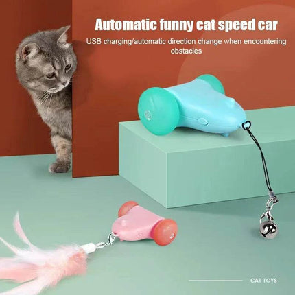 Running Mouse Cat Interactive Light Sensor Toy Pet Essentials - Pet Essentials - PetBoss - Mad Fly Essentials