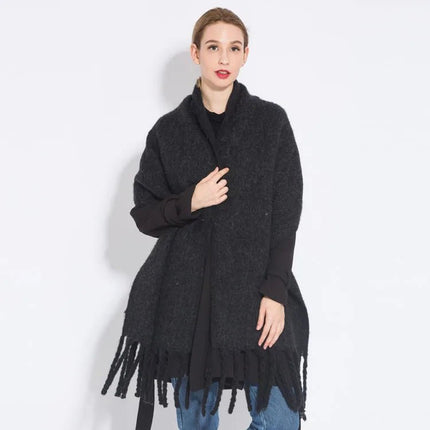 Scarf Women Fashion Warm Plaid Shawl - Scarf - Rose Gal - Mad Fly Essentials